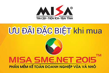 Tặng phần mềm kê khai thuế MTAX.VN cho khách hàng mua mới MISA SME.NET 2015