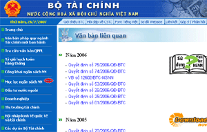 Bộ Tài Chính ra Quyết định số: 2476/QĐ-BTC về việc đính chính Thông tư số 60/2007/TT-BTC ngày 14/6/2007 của Bộ Tài Chính