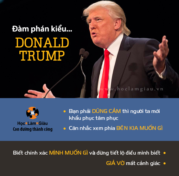 Đàm phán kiểu… Donald Trump