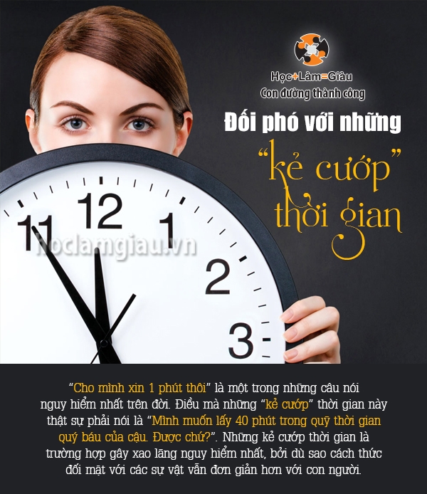 Đối phó với những kẻ cướp thời gian