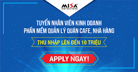 [Hà Nội] Tuyển dụng Nhân viên kinh doanh Phần mềm Quản lý quán cafe, nhà hàng