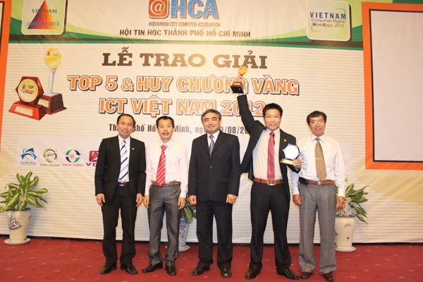 MISA nhận giải Top 5 & Huy Chương Vàng ICT Việt Nam 2012