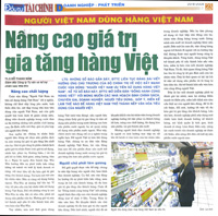 Nâng cao giá trị gia tăng hàng Việt