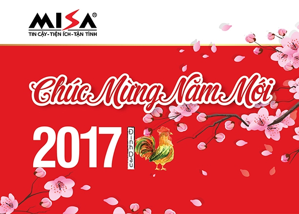 Công ty Cổ phần MISA thông báo lịch nghỉ Tết Đinh Dậu 2017 và thông tin liên hệ khi cần hỗ trợ