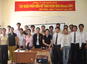 MISA Buôn Ma Thuột với các khóa tập huấn MISA Mimosa 2006