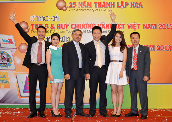 MISA nhận giải thưởng Top 5 & Huy Chương Vàng ICT năm 2013