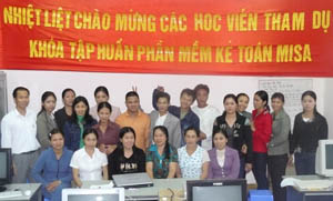 Tập huấn triển khai phần mềm kế toán MISA MIMOSA 2006 tại khu vực phía Bắc