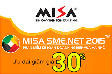 Ưu đãi mùa Quyết toán khi mua phần mềm kế toán MISA SME.NET 2015 1