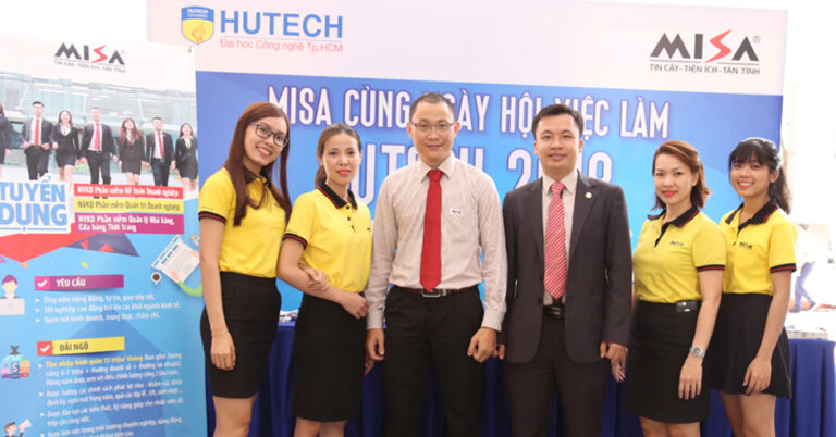 MISA tham dự ngày hội tuyển dụng tại trường ĐH Công nghệ Hutech TP.HCM