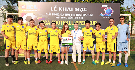 MISA tham dự giải bóng đá HCA Football Open Cup 2018