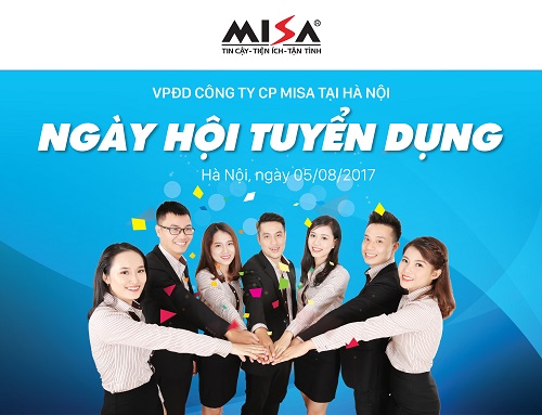 Tấp nập ứng viên tới tham dự Ngày hội Tuyển dụng MISA tháng 8