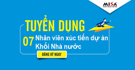 Tuyển dụng Nhân viên kinh doanh xúc tiến dự án khối hành chính sự nghiệp