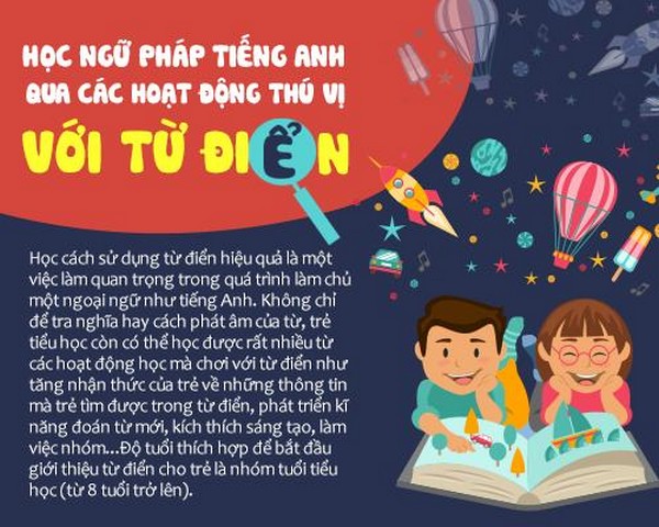 Infographic: Học ngữ pháp tiếng Anh qua các hoạt động thú vị với từ điển