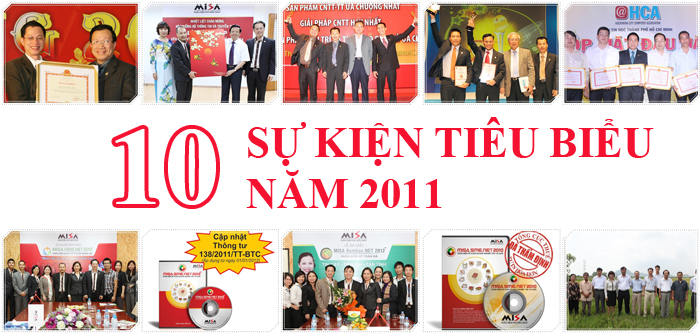 10 sự kiện tiêu biểu nhất MISA năm 2011