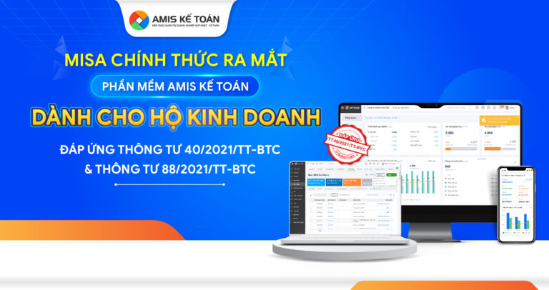 Chính thức ra mắt phần mềm kế toán cho hộ kinh doanh đáp ứng Thông tư 88/2021/TT-BTC