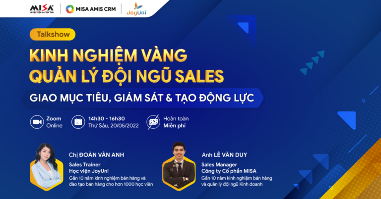 Chìa khóa trong quản lý đội ngũ sales giúp thúc đẩy doanh số