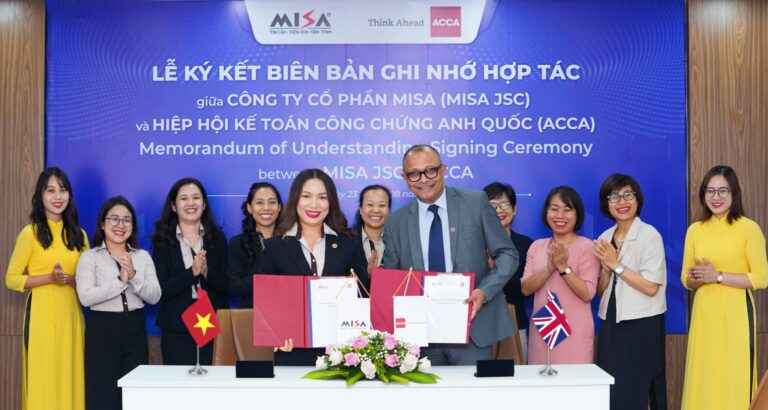 MISA ký biên bản ghi nhớ hợp tác với Hiệp hội kế toán công chứng Anh quốc ACCA