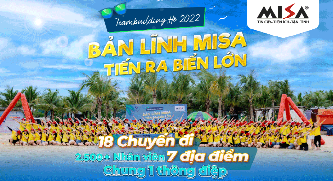 Teambuiding Hè 2022: Bản lĩnh MISA – Tiến ra biển lớn